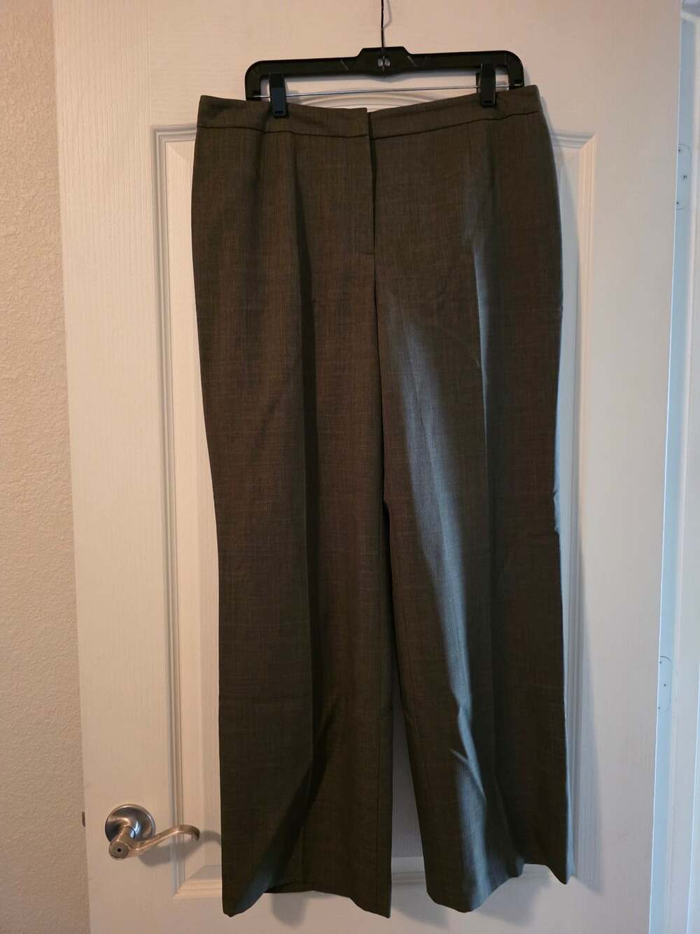 Evan-Picone Suit Pants Size 12P Olive Green Tailored Dress Trousers